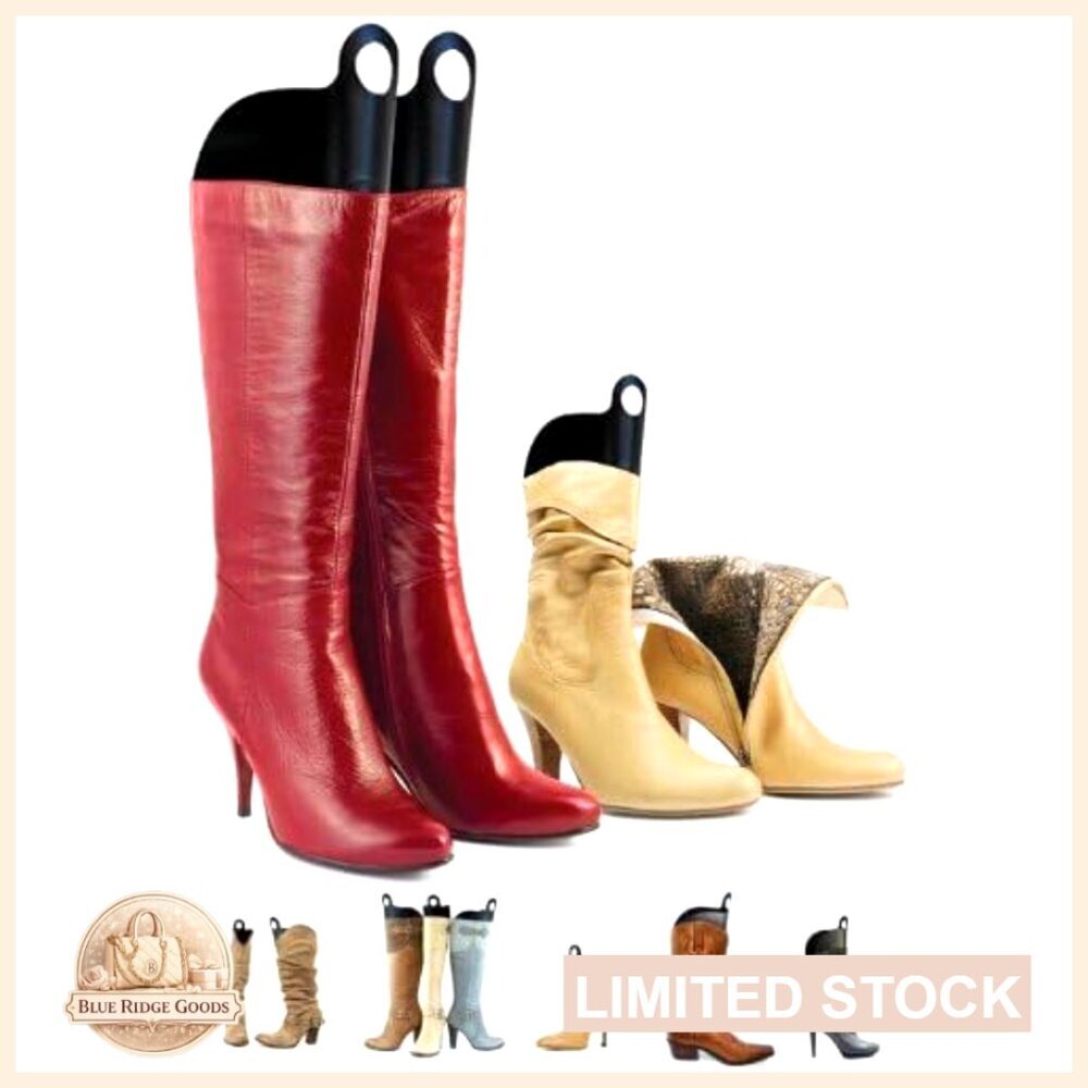 Plastic Boot Shaper Inserts Two Pairs Storage Protection Customizable Fit